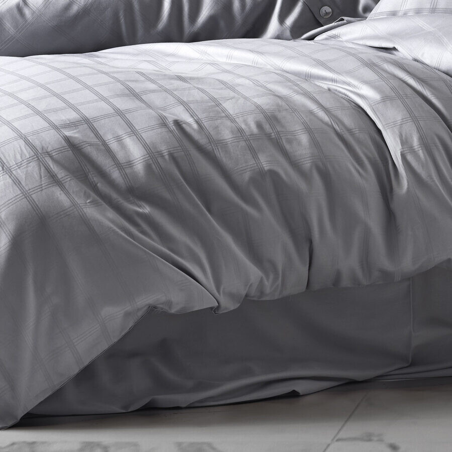 Bedding set PERLA Grey 200x220 cm