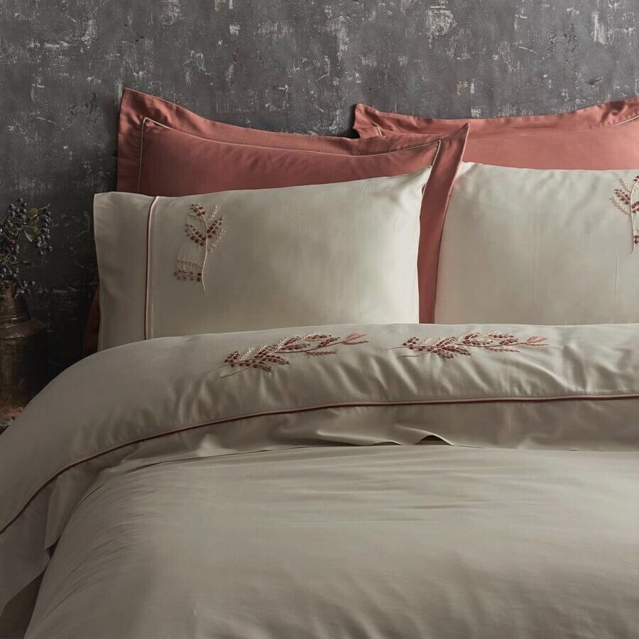 Bedding set DERIN Beige 200x220 cm