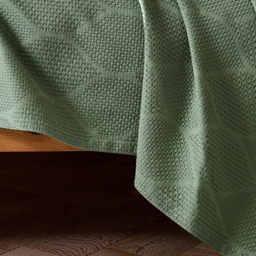 Lovatiesė su pagalvių užvalkalais VERA Green  220x240 cm