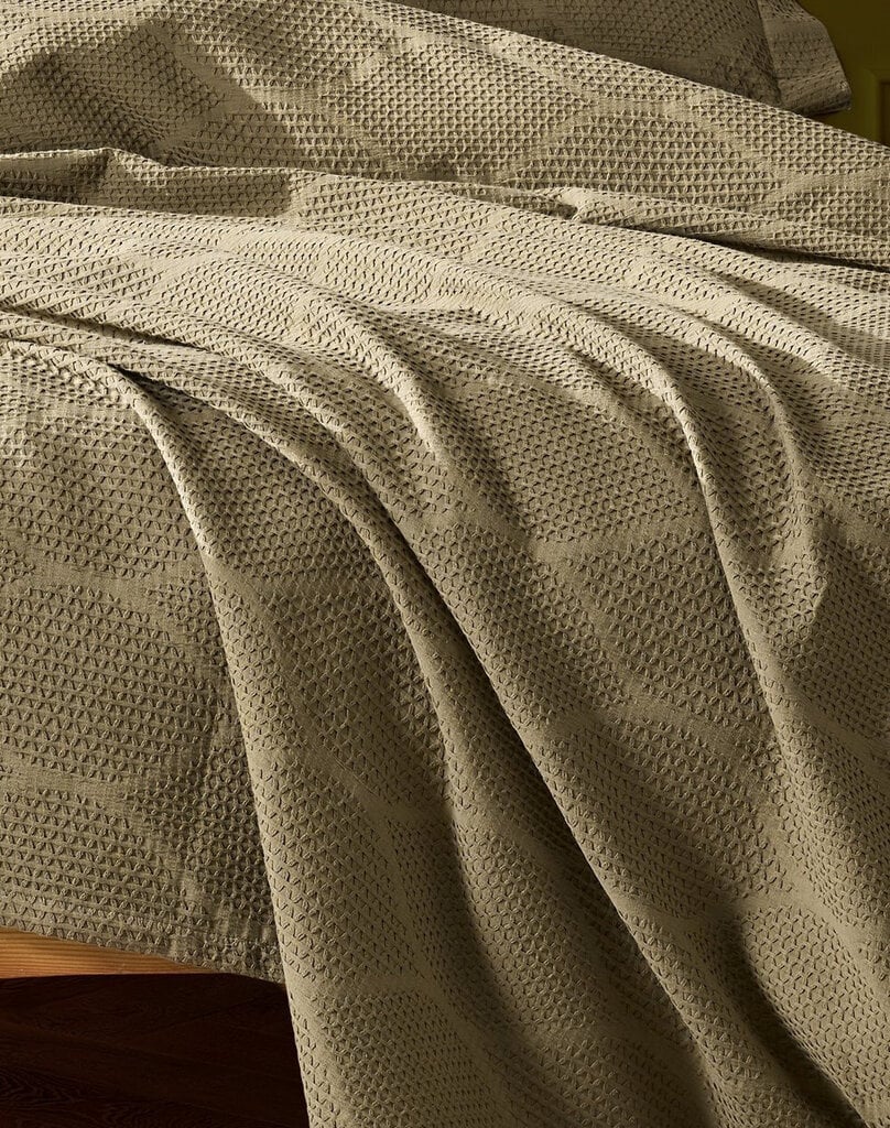 Lovatiesė su pagalvių užvalkalais VERA Khaki  220x240 cm