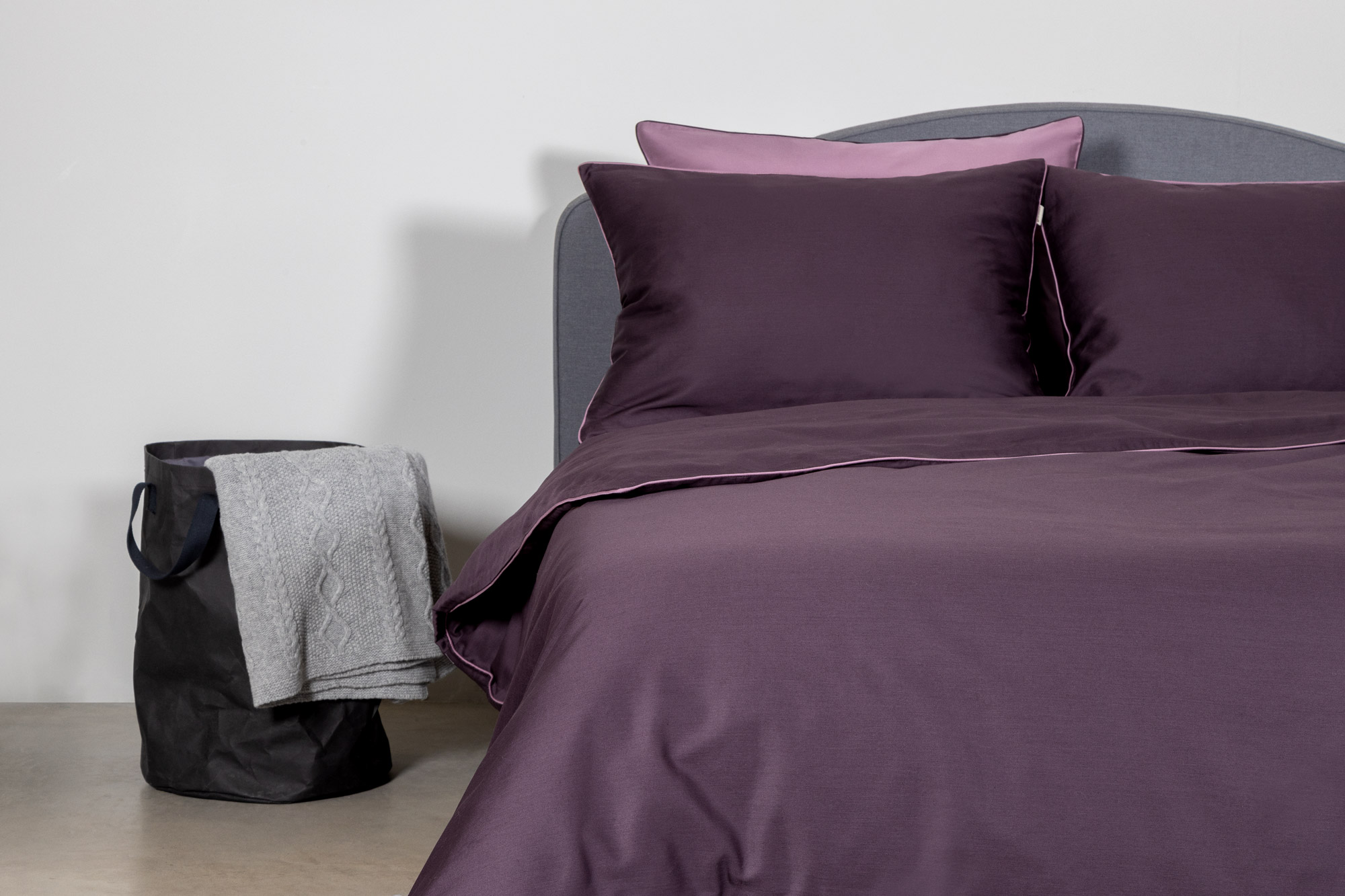 Patalynės komplektas LINEA Eggplant