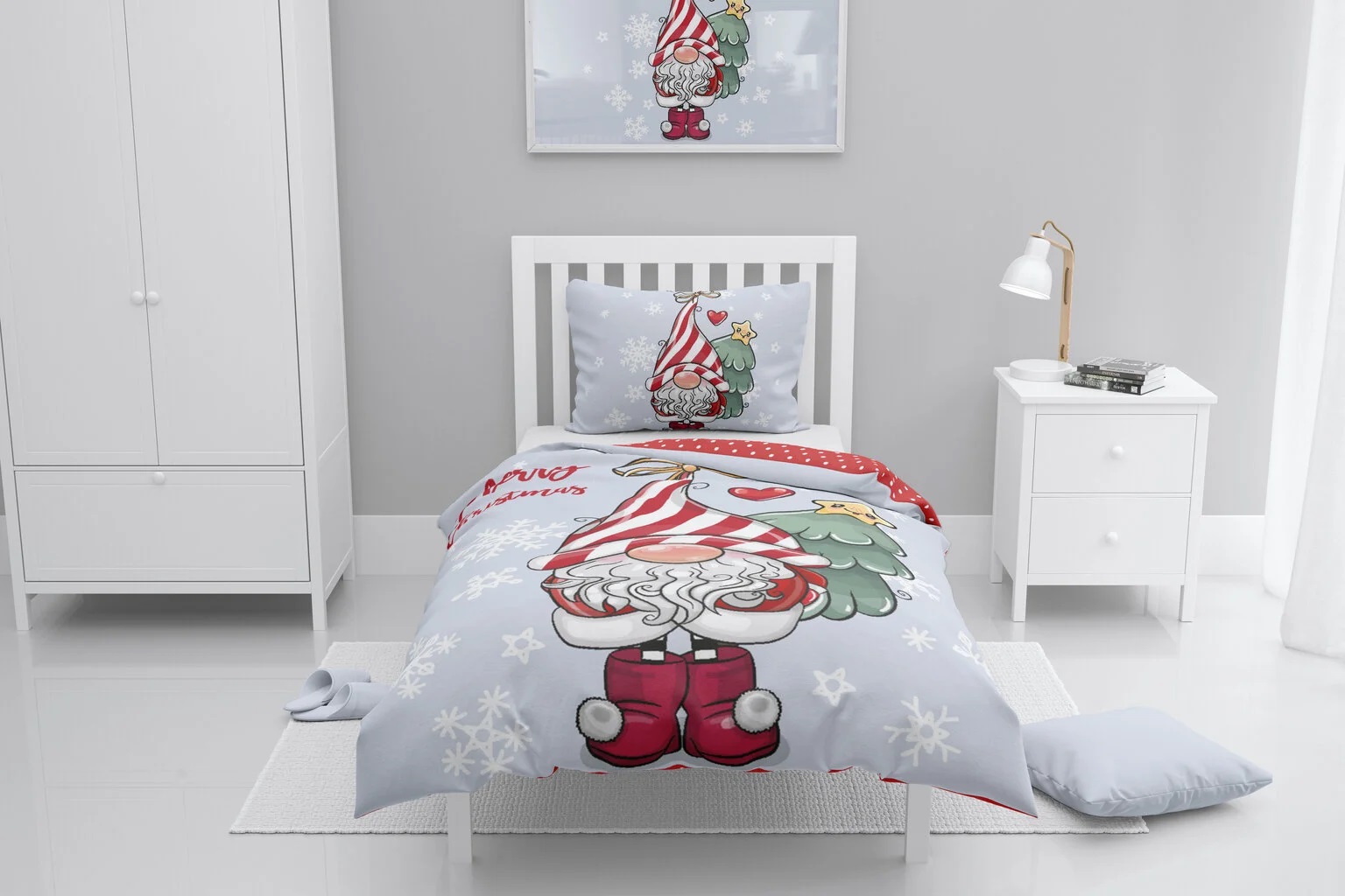 Patalynės komplektas GNOME 140x200cm, 2 dalių