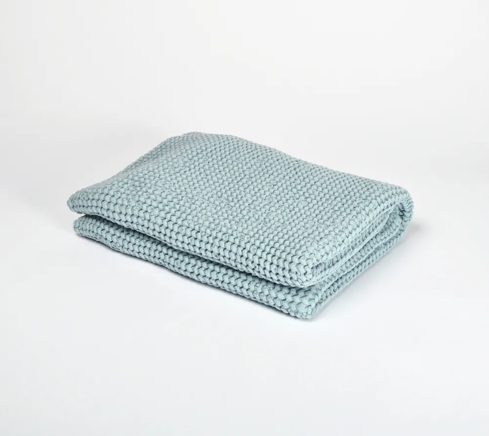 Lininių rankšluosčių PL Light Blue komplektas (3 vnt.)