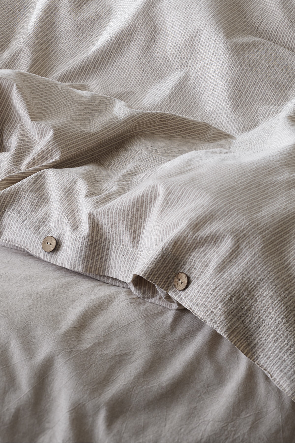 Patalynės komplektas CHAMBRAY Shirt Brown 