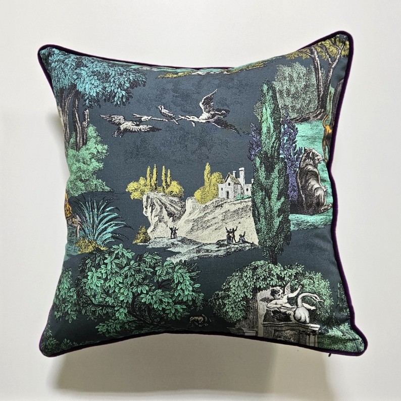 Dekoratyvinė pagalvė Grand Versailles Green, 46x46 cm