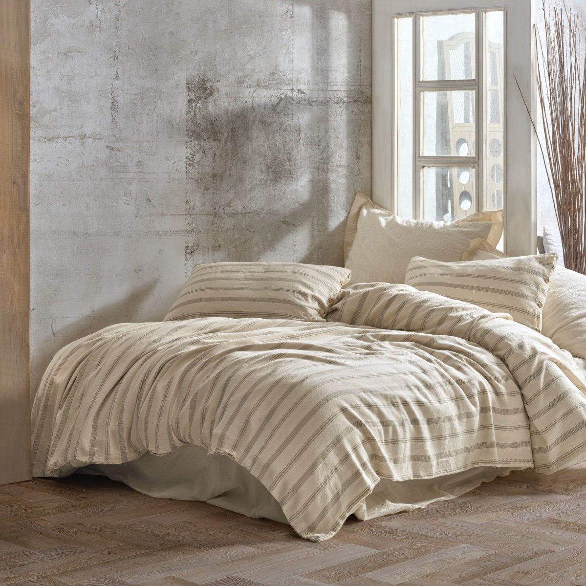 Patalynės komplektas SOLARIS Mink 200x220 cm, 6 dalių