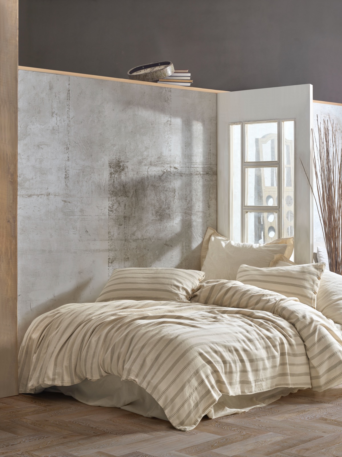 Patalynės komplektas SOLARIS Mink 200x220 cm, 6 dalių