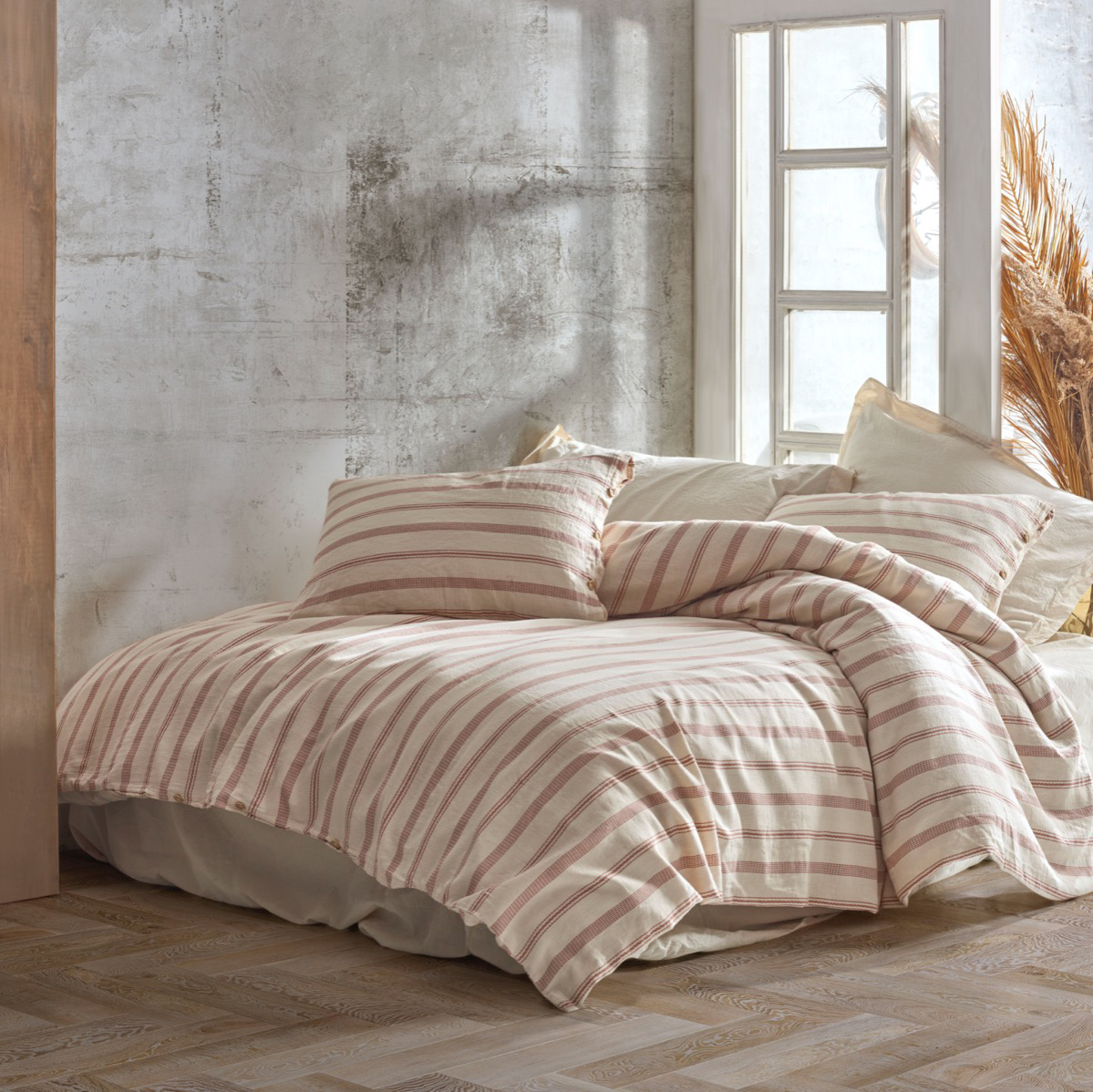 Patalynės komplektas SOLARIS Red 200x220 cm, 6 dalių