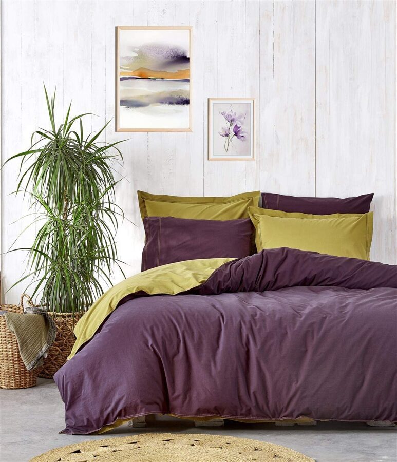 Patalynės komplektas BASIC Mor 200x220 cm, 6 dalių