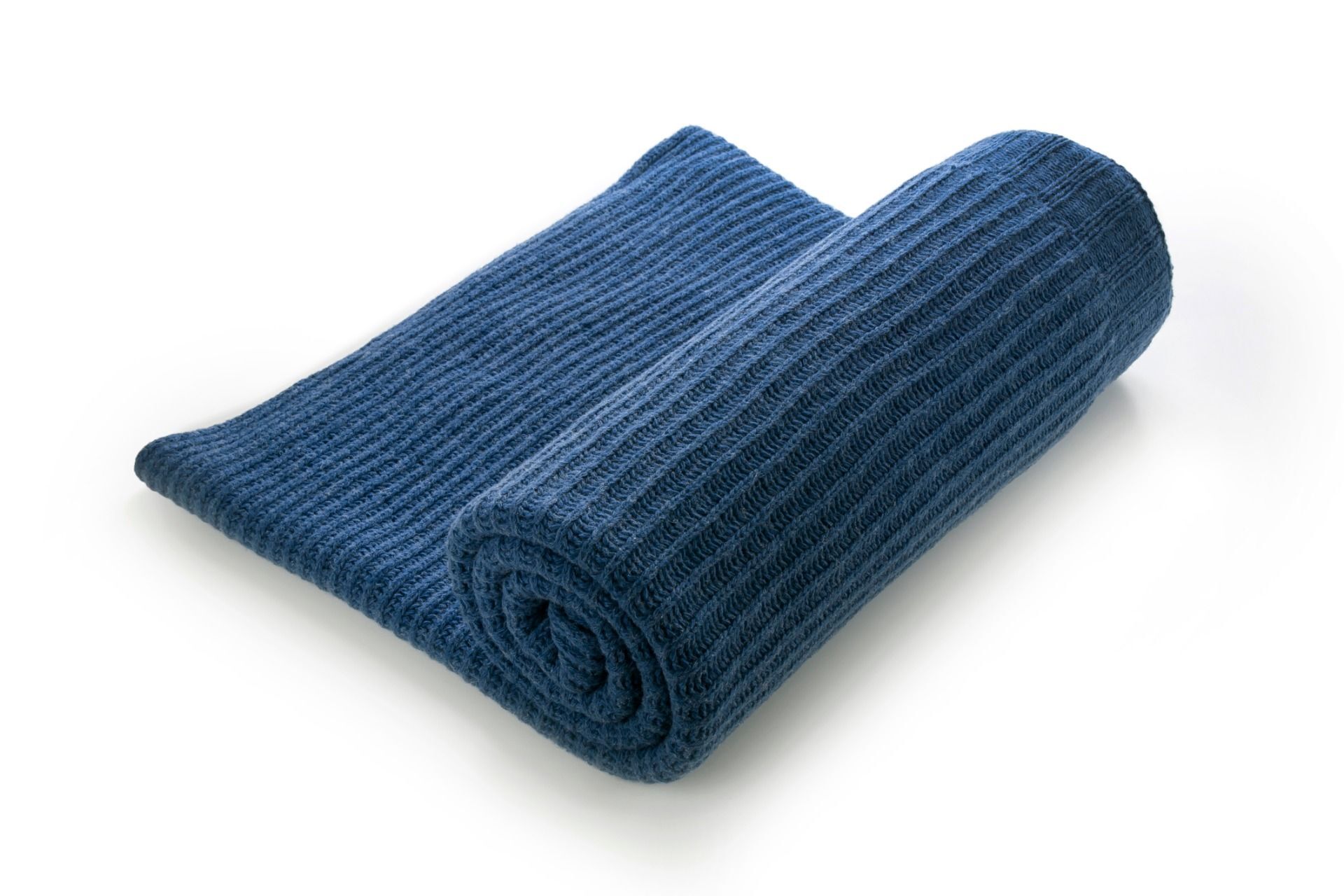 Merino vilnos pledas POP CORN Blue 120x170 cm