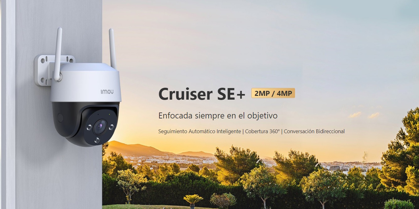 DOMO IMOU WI-FI Model: IPC-S41FEP 4MP - Cruiser SE+ 