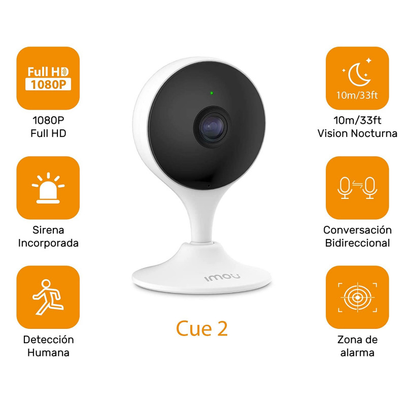 Camara Imou Wi-fi Mod: IPC-C22EP-D 2mpx Microfono Altavoz Sirena