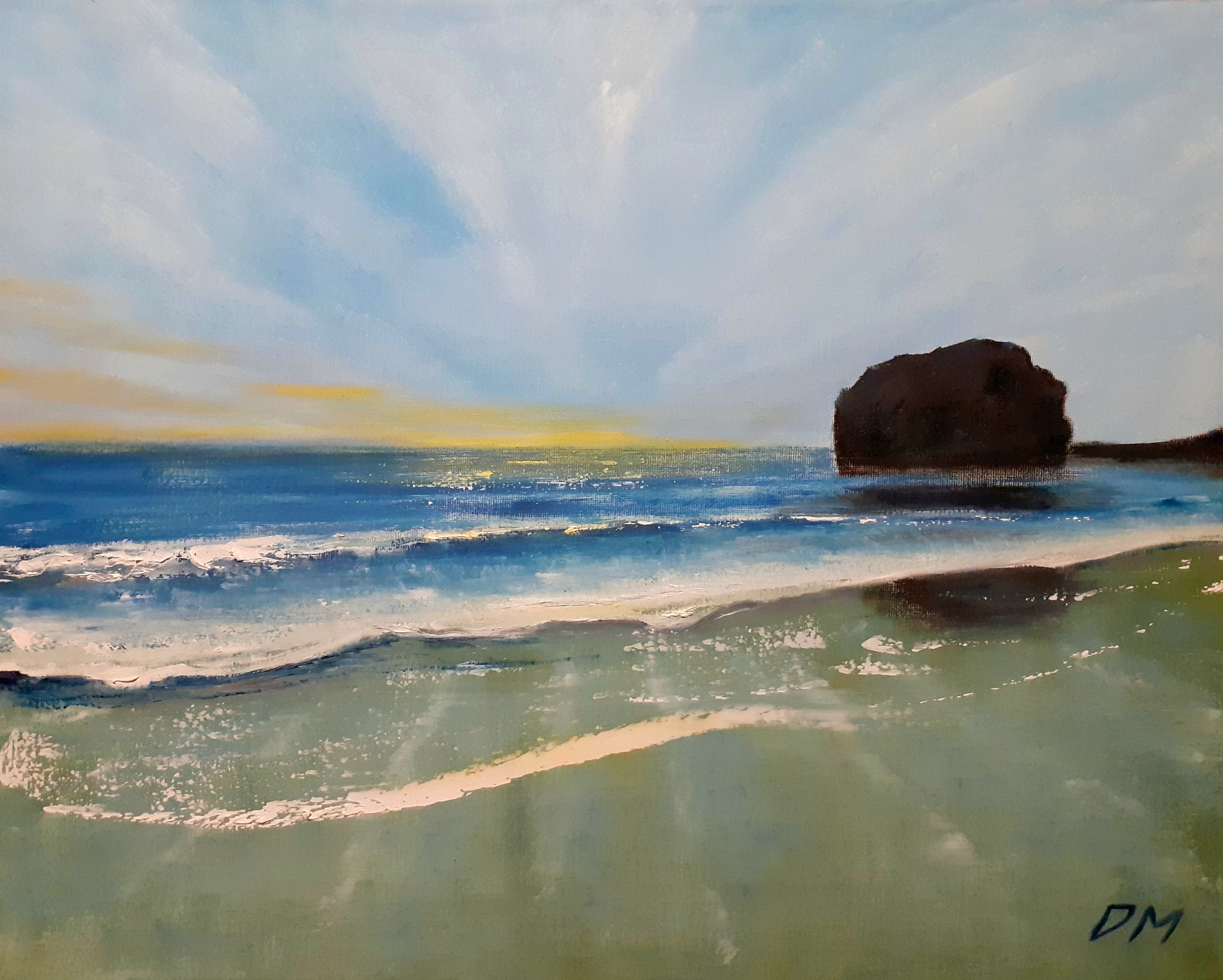 Marsden Rock (Blue Sky)