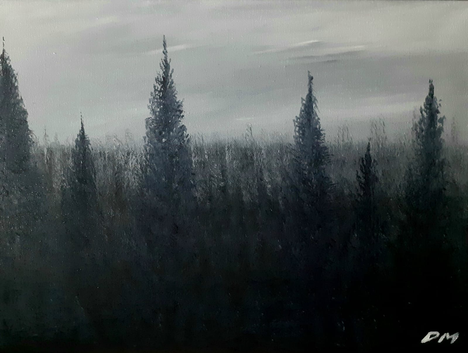 Misty Trees