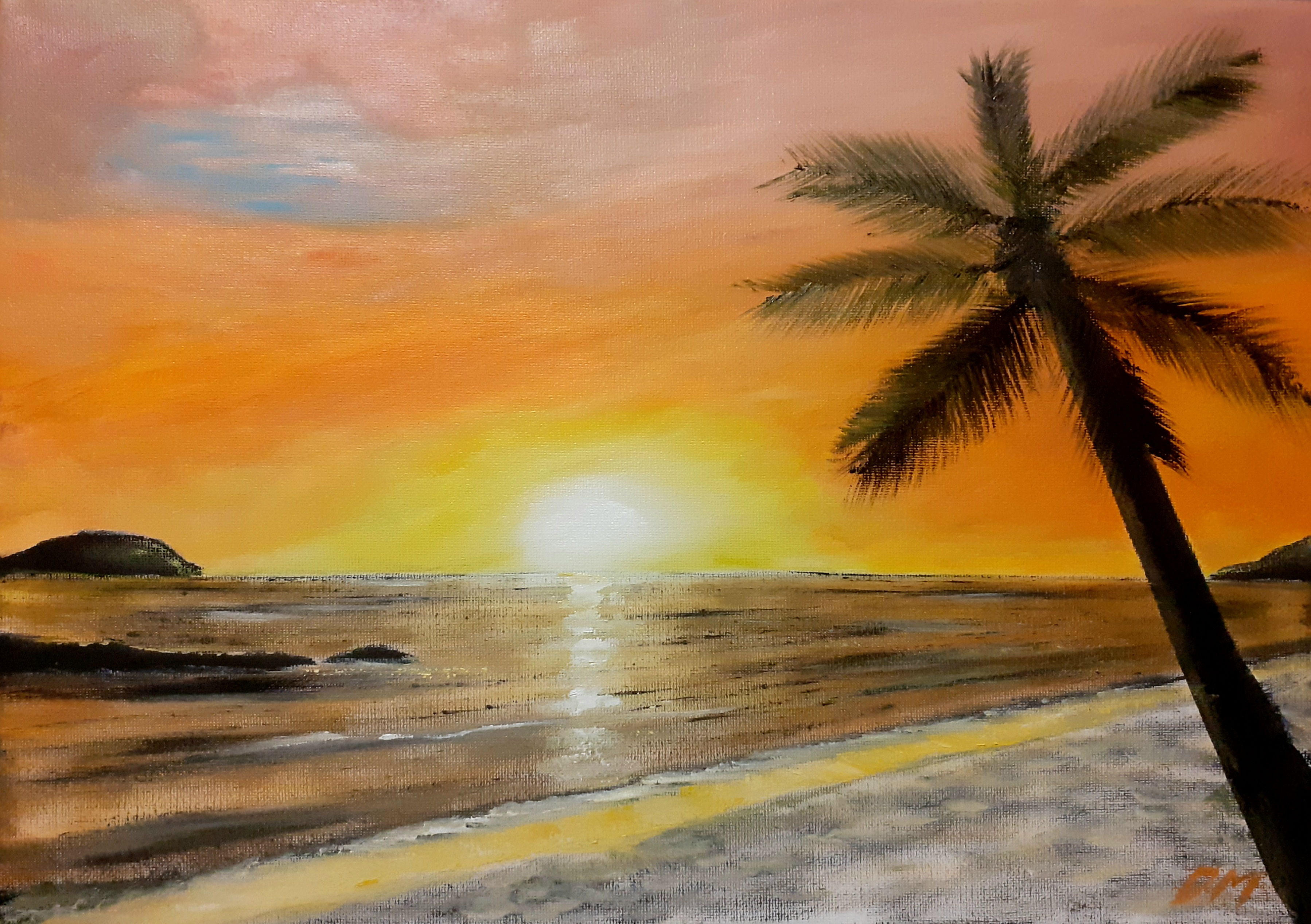 Palm Tree Sundown