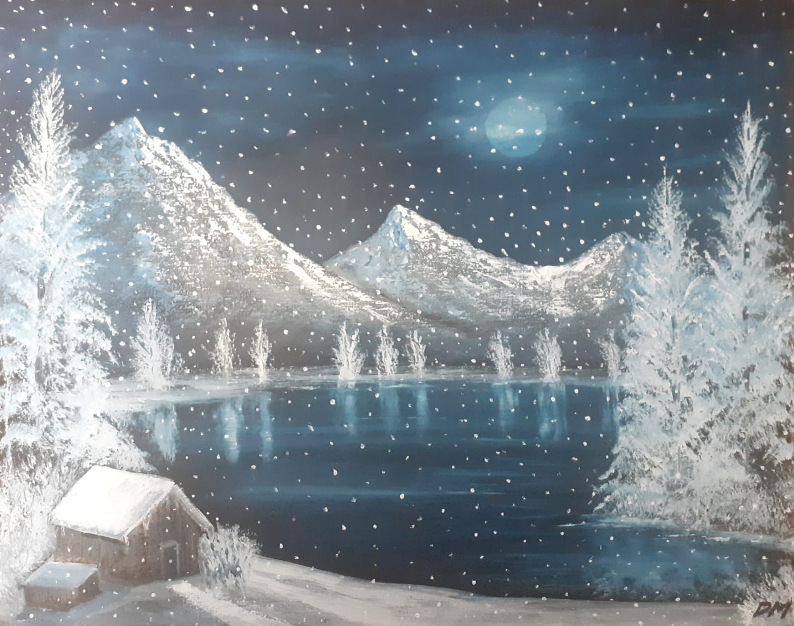 Winter Moon (Snowfall)
