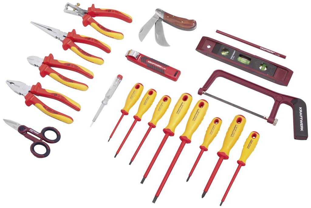 JEU D'OUTILS POUR L'ÉLECTRICIEN TROUSSE
