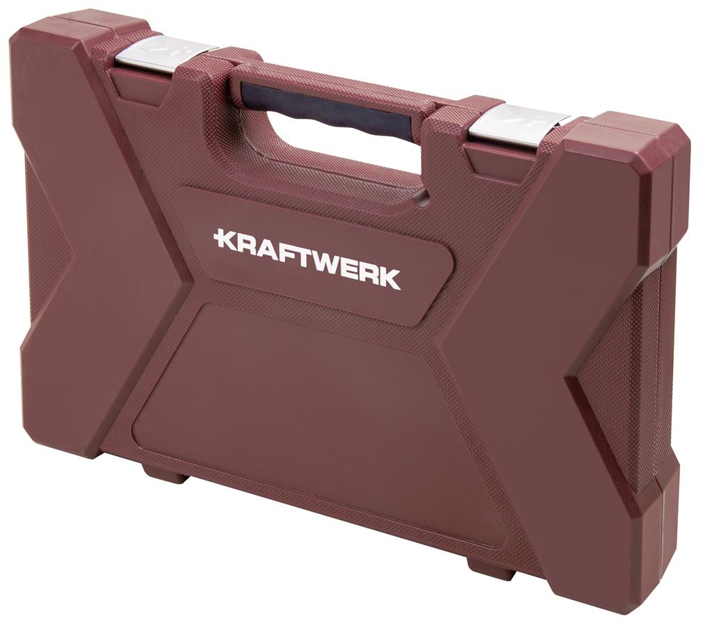 COFFRET DE DOUILLES, 1/4"+1/2", 93 PCS