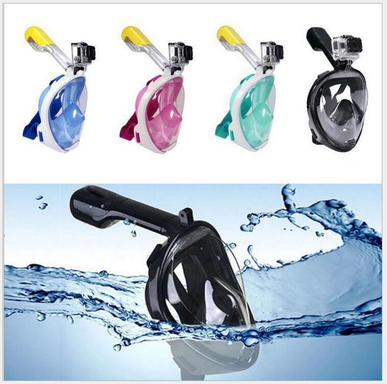 Full Face Diving Mask and Built-in Snorkel