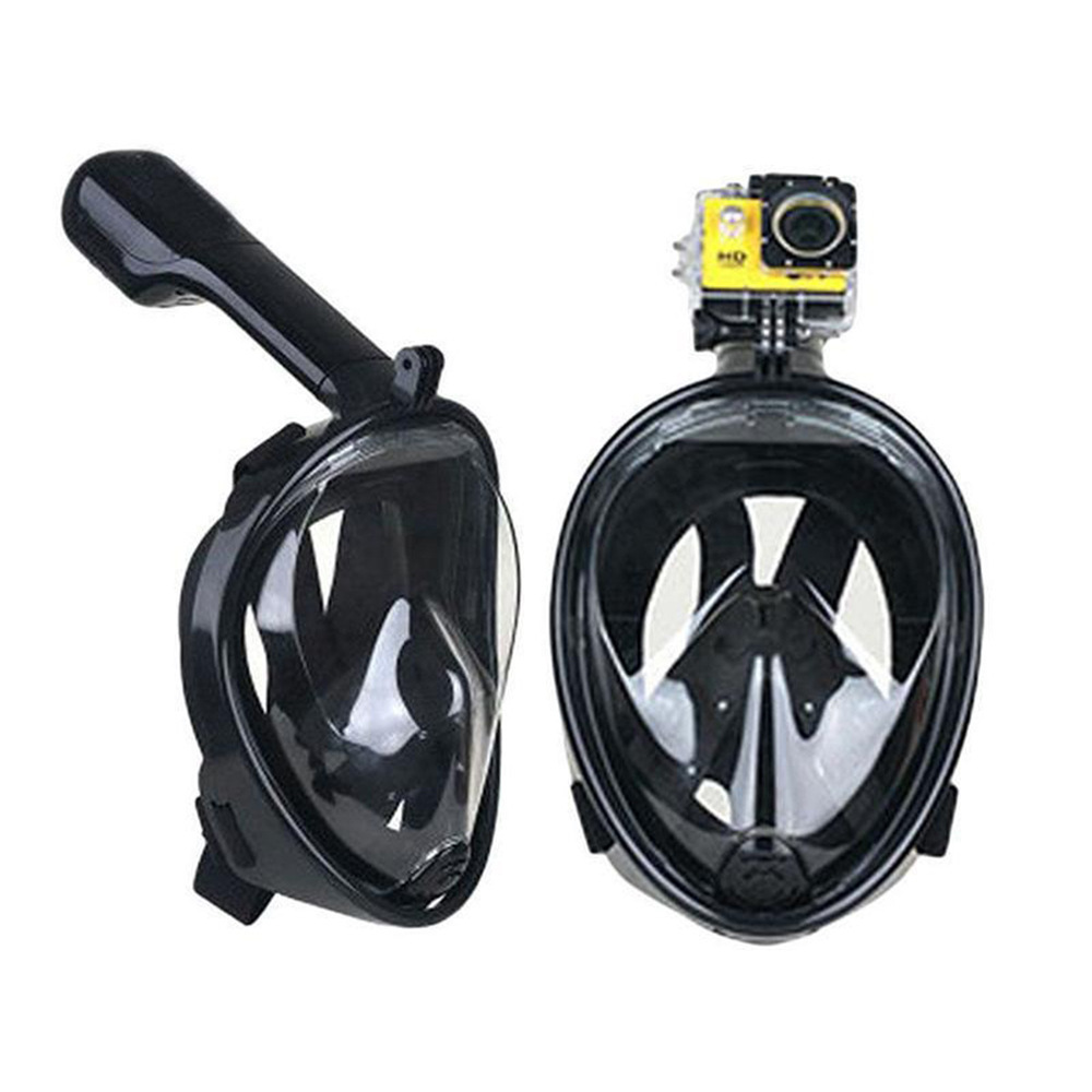 Full Face Diving Mask and Built-in Snorkel