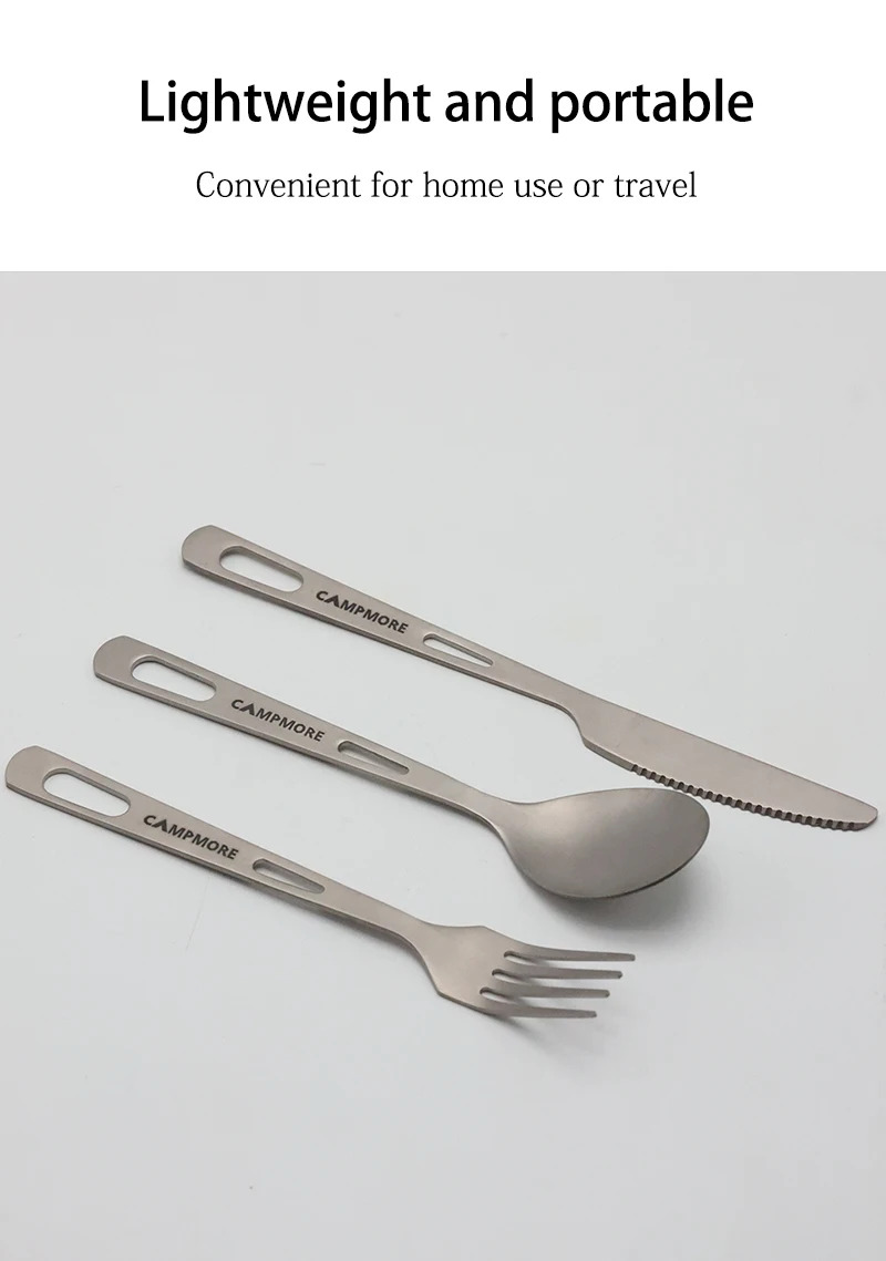 Titanium Travel Cutlery