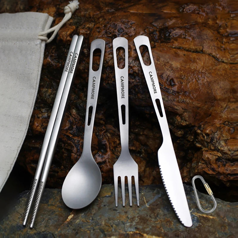 Titanium Travel Cutlery