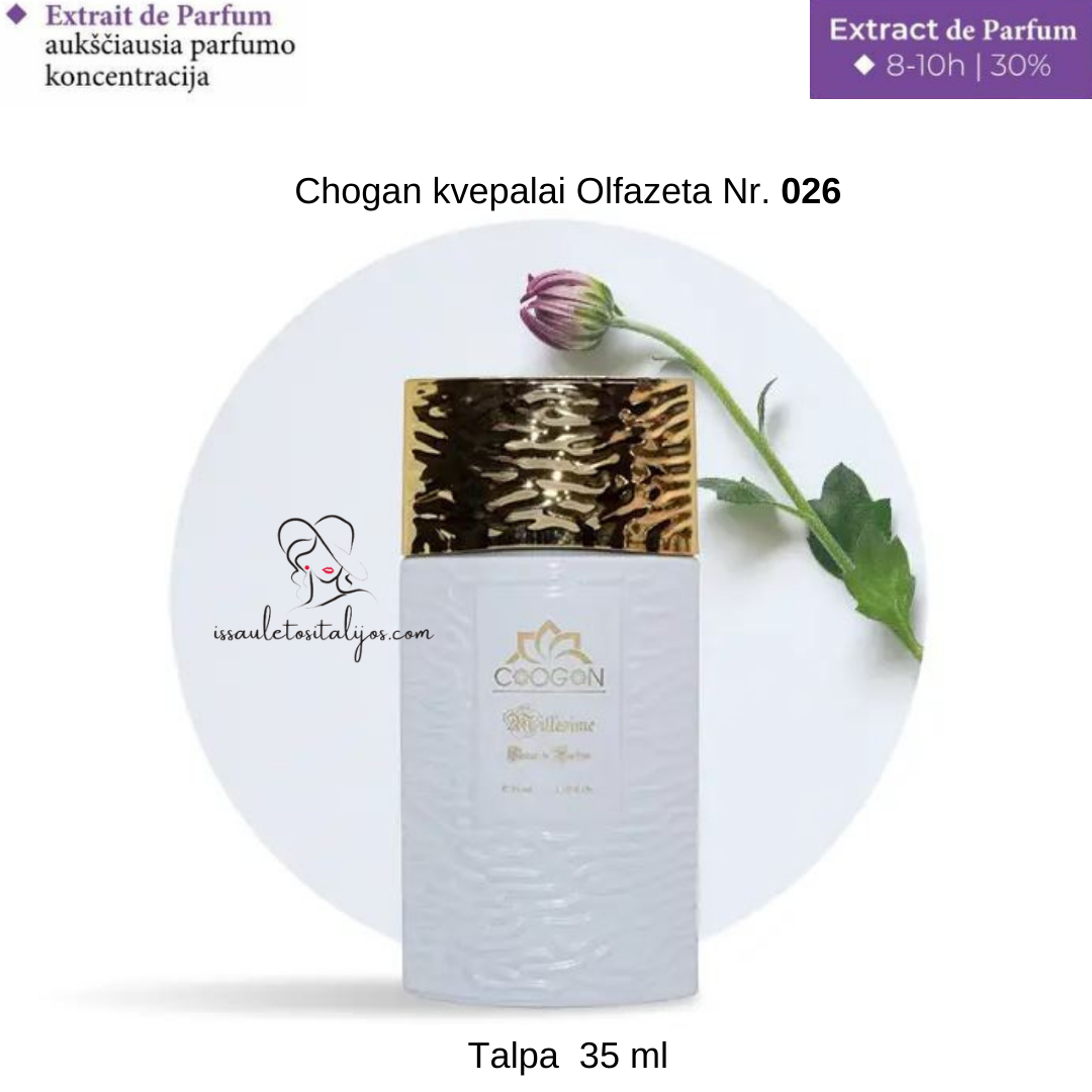 Kvepalai su 30% esencija Nr. 026