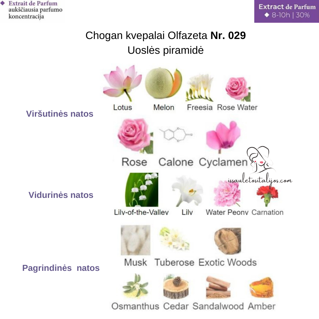 Kvepalai su 30% esencija Nr. 029