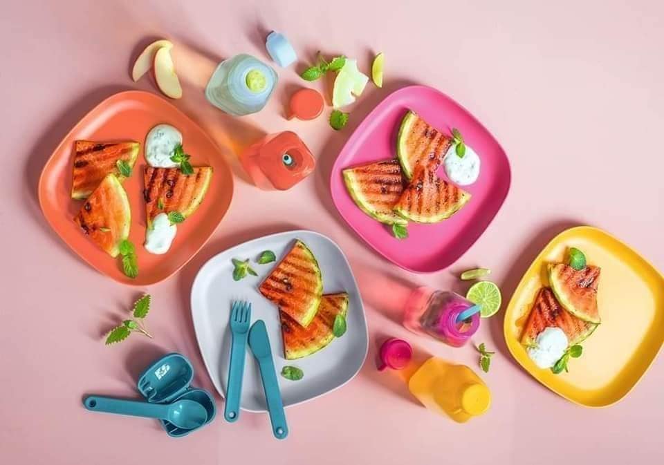 Tupperware "Eco+ Luncheon" lėkštutės-padėkliukai