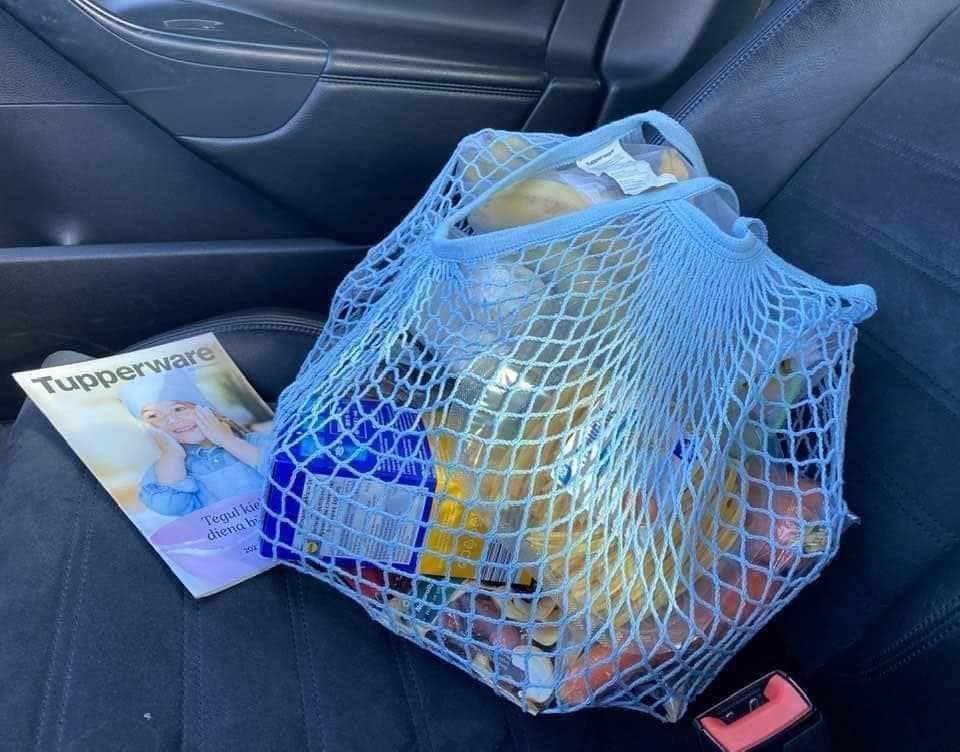 Pirkinių krepšys - sietkute