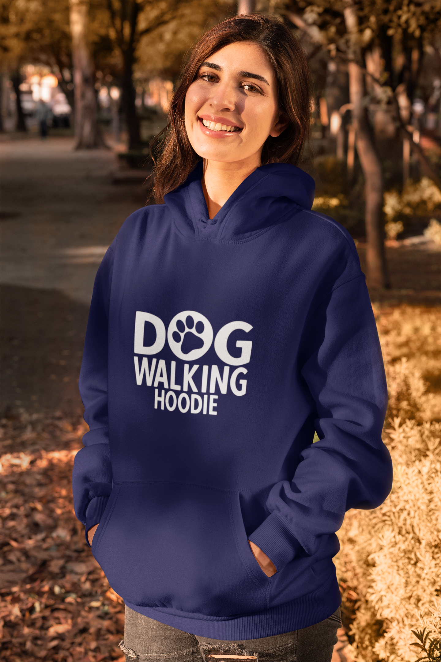 "Dog Walking Hoodie"