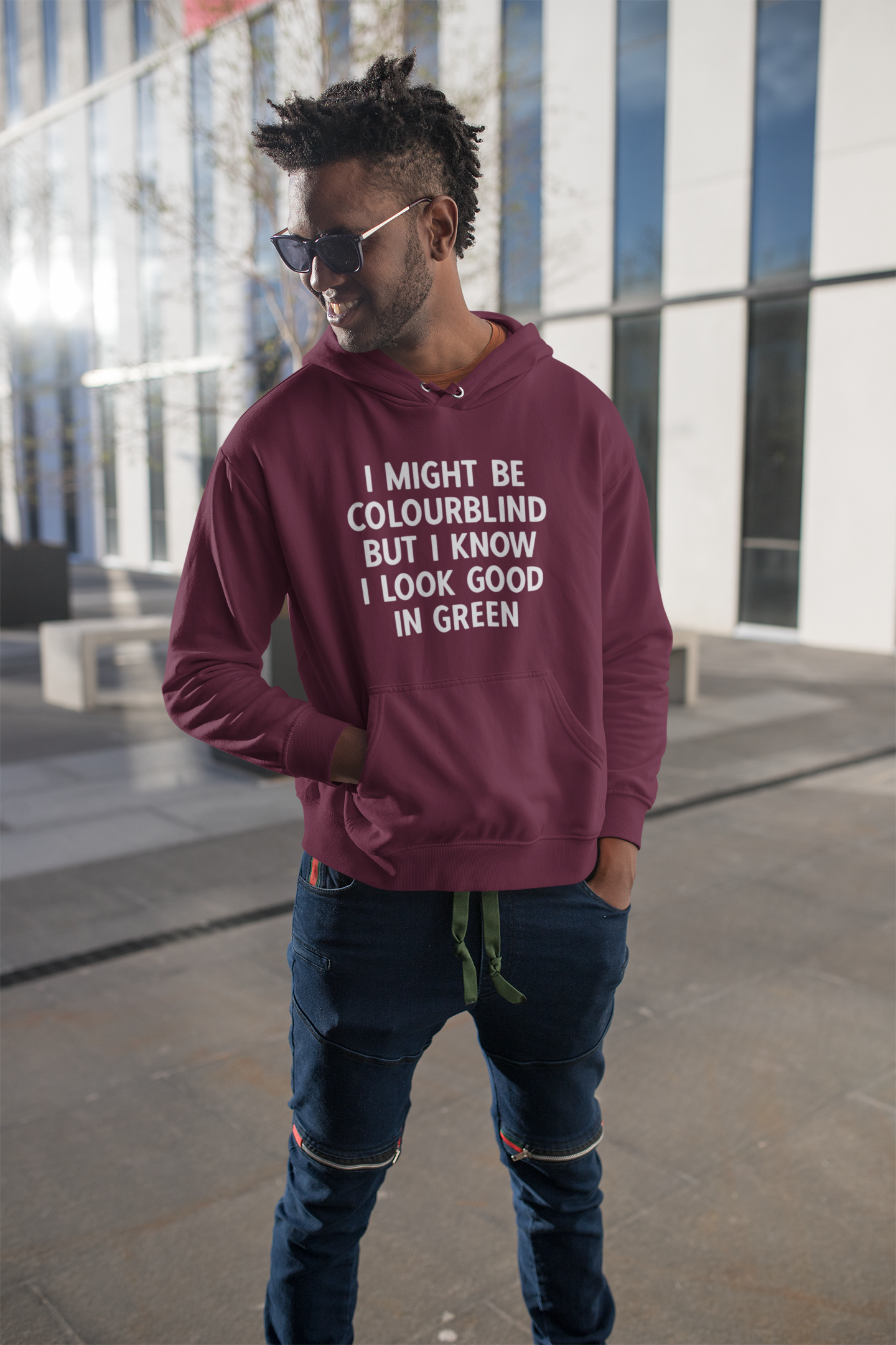 "I might be colourblind but"