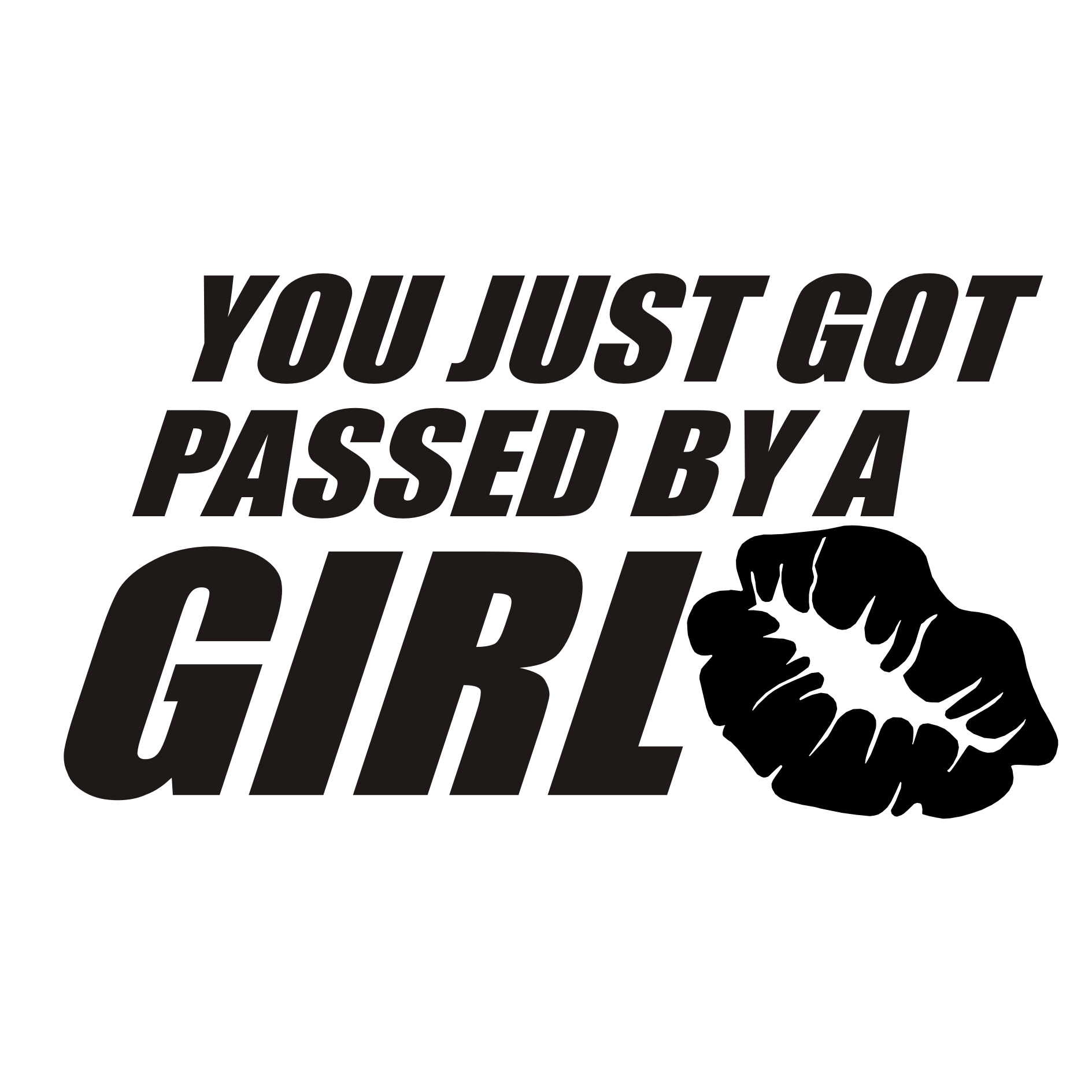 012 You just got passed by a girl