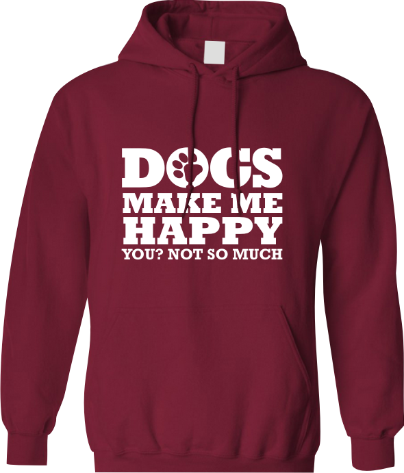 Dogs Make me happy You not so much