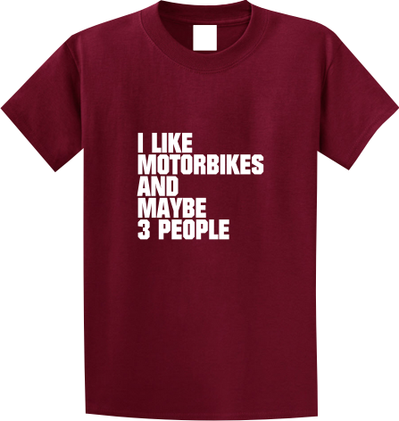 I Like Motorbikes and 3 People