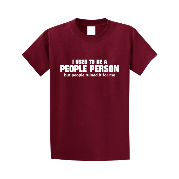 I used to be a people person