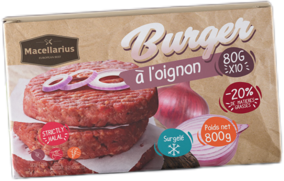 Burger à l’oignon Macellarius 800g