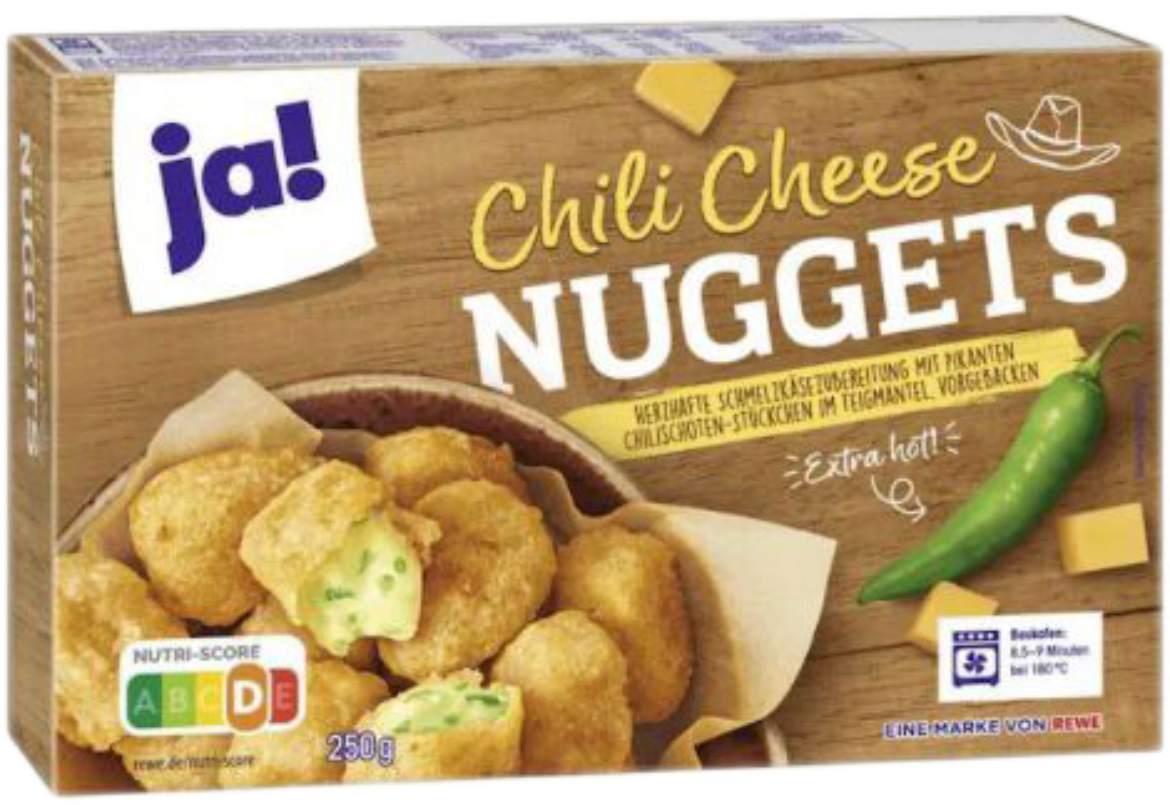 Chili cheese nuggets Ja!