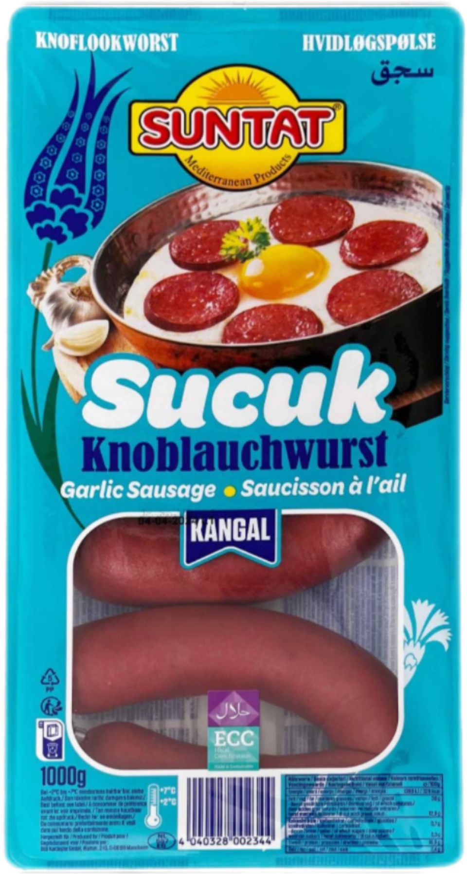 Sucuk Kangal 1kg - SUNTAT 