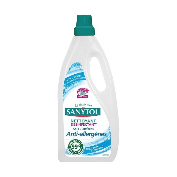 Nettoyant SANYTOL désinfectant anti allergènes 1 L