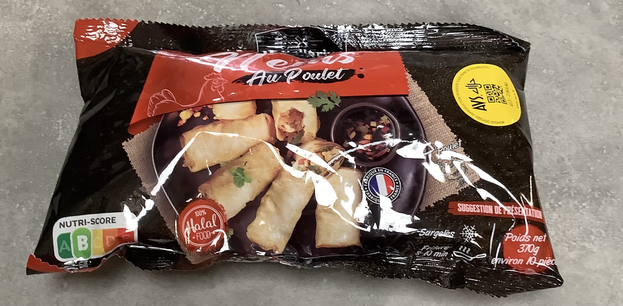 Nems au poulet 370gr AVS 