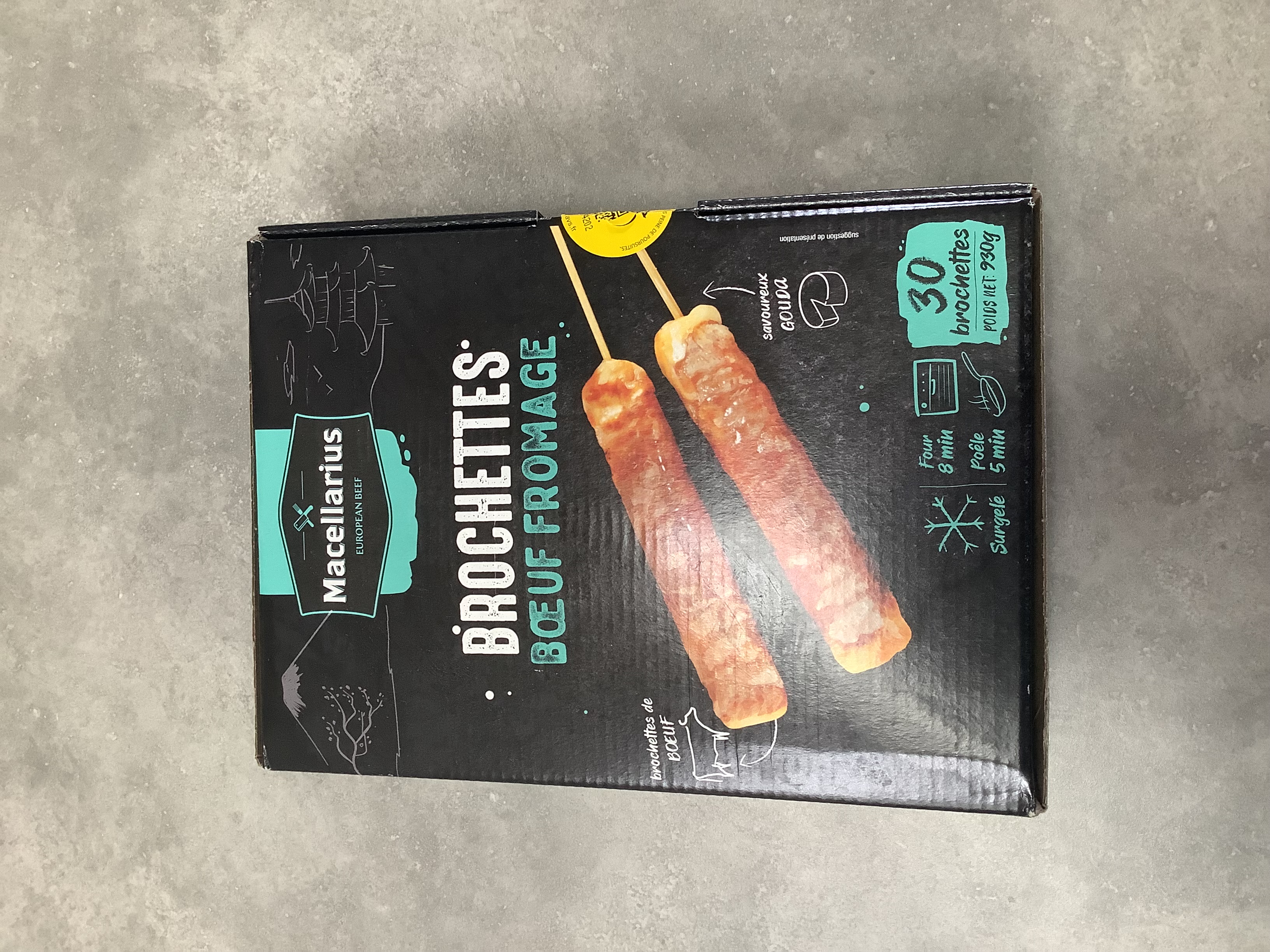Macellarius brochettes bœuf fromage x30
