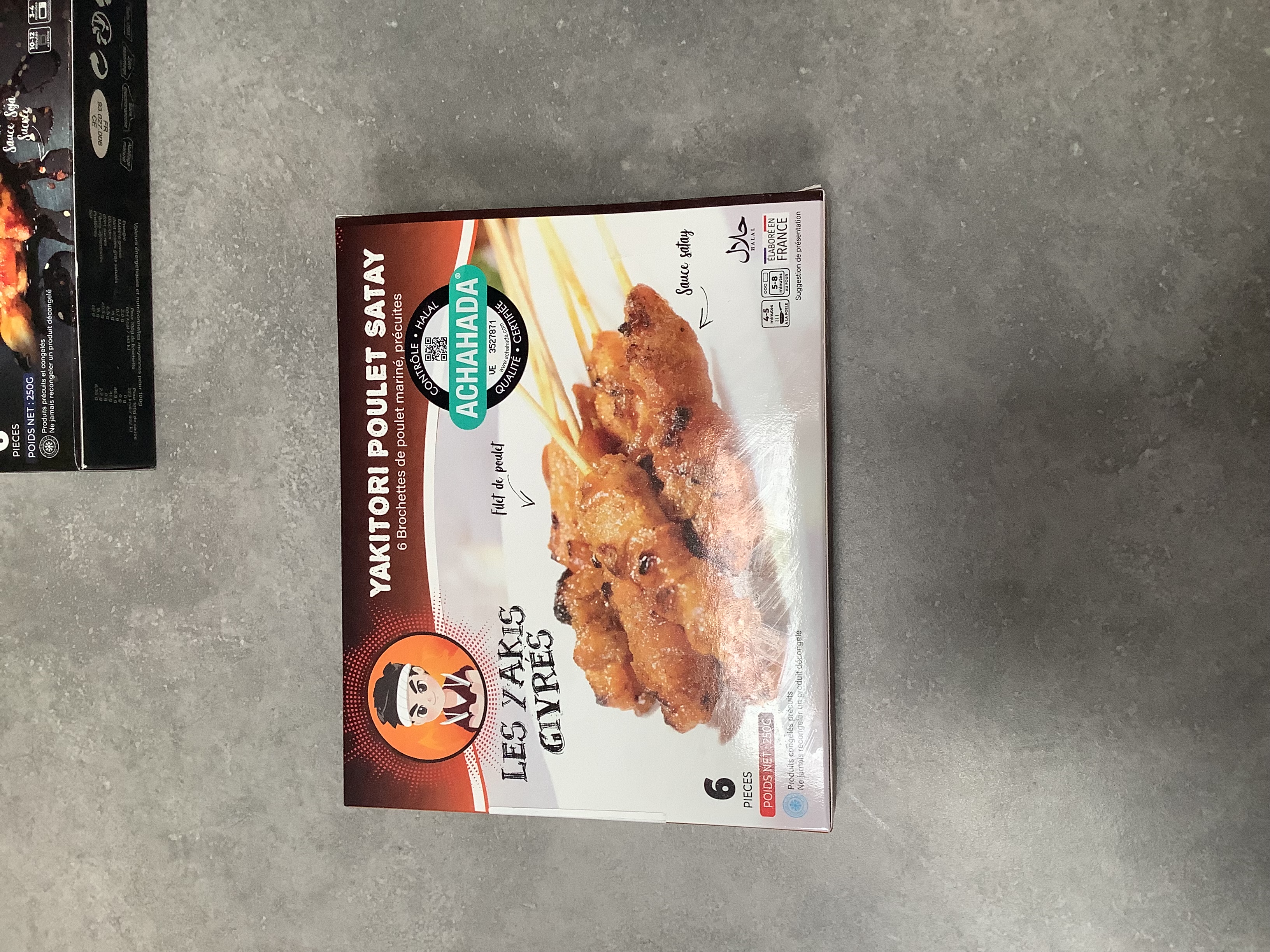 Yakitori poulet givré 6 brochettes 