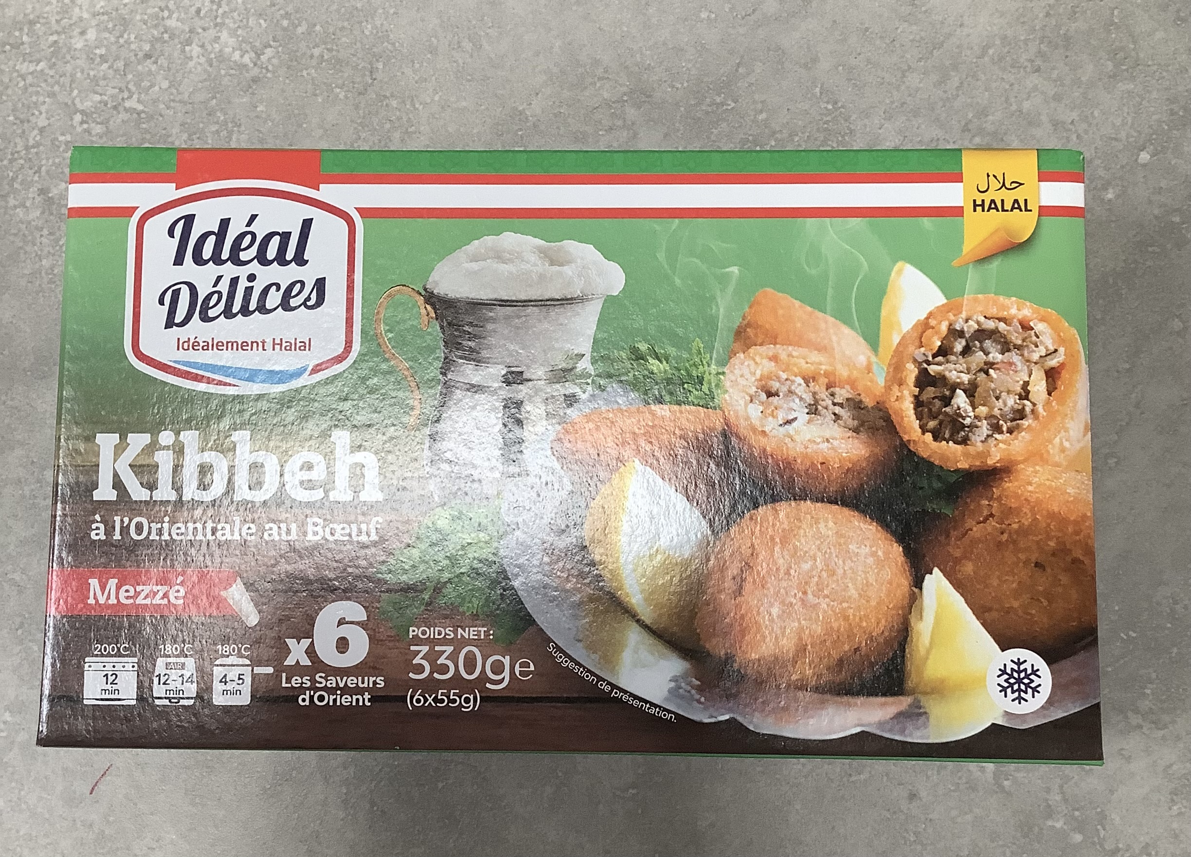 Kibbeh a l oriental au bœuf Idéal délices 