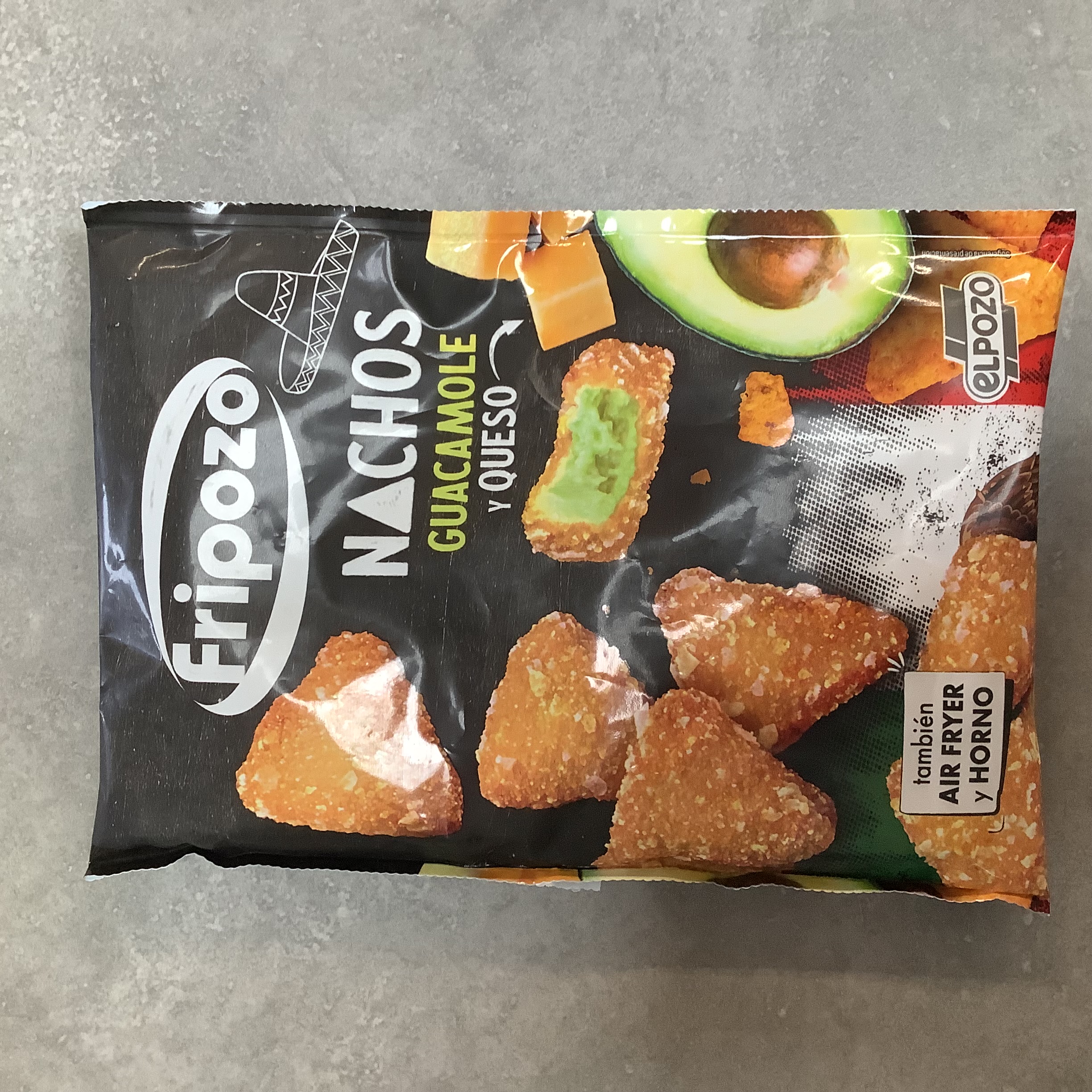 Fripozo nachos guacamole 