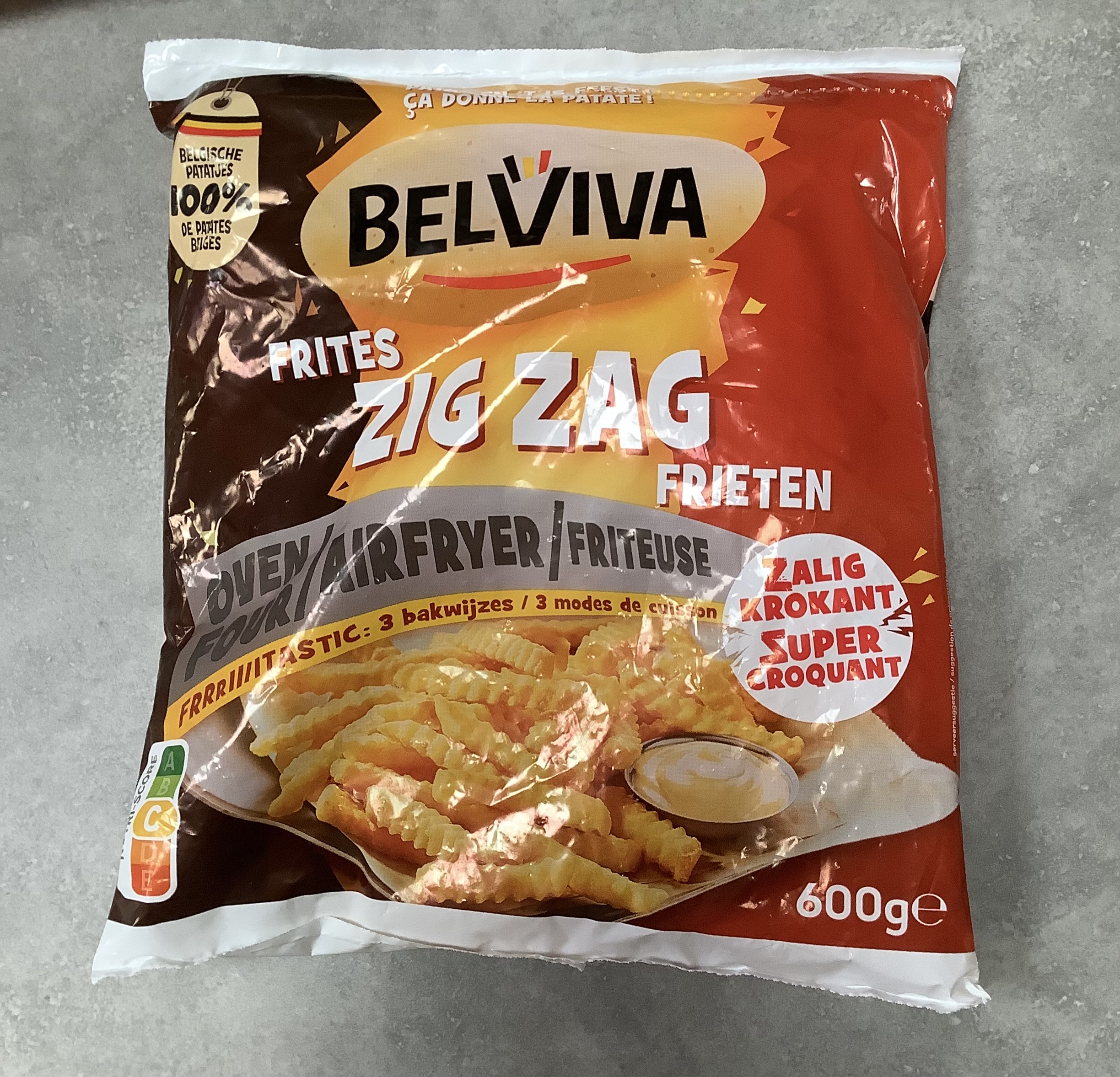 Belviva frittes zig zag 