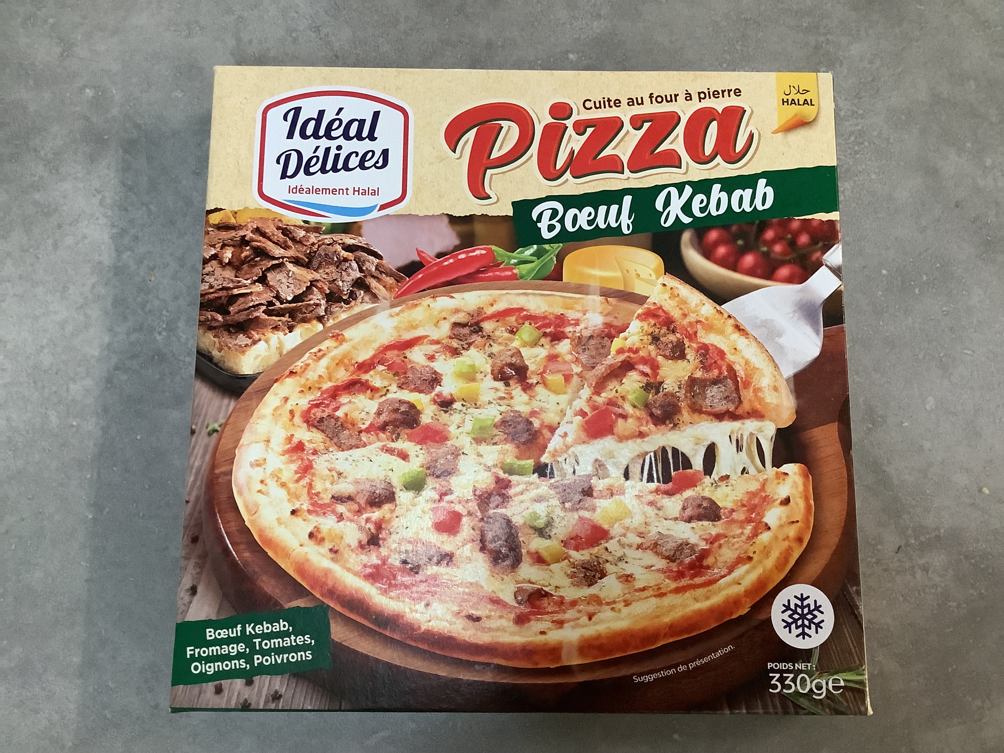 Idéal délices pizza bœuf kebab 