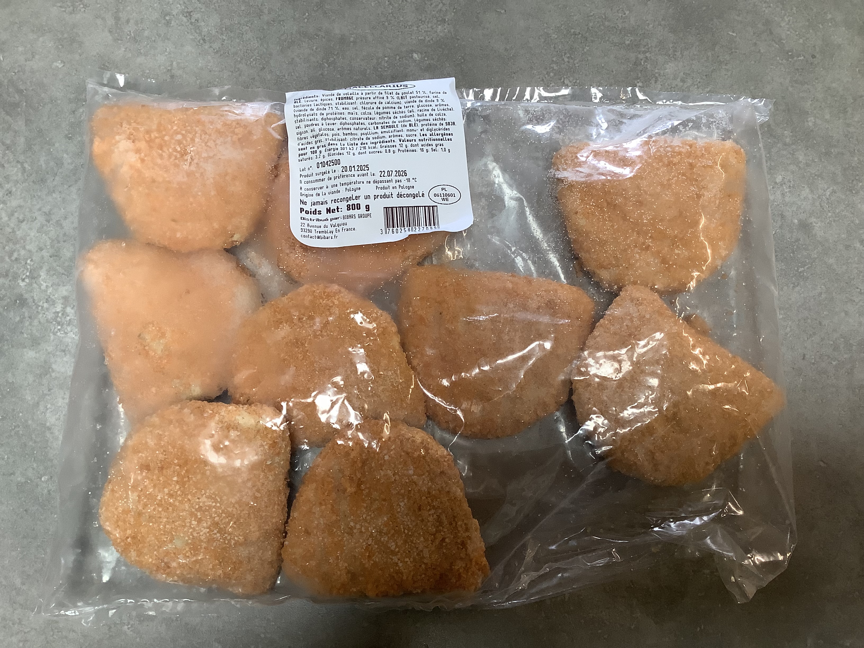 Macellarius cordon bleu 800g 