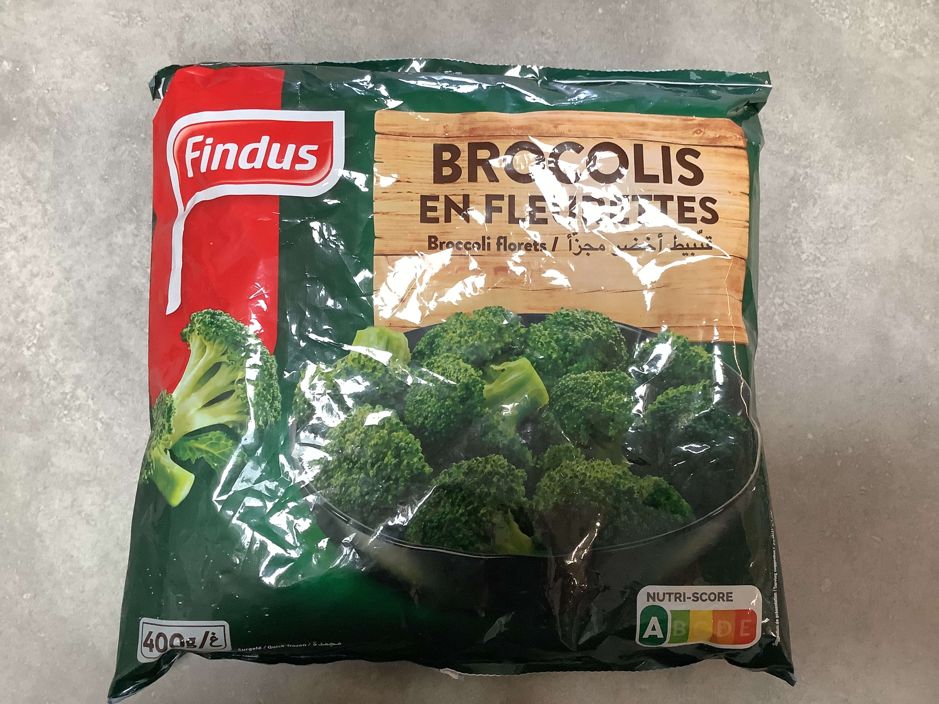 Fondus brocolis en fleurette surgelés 