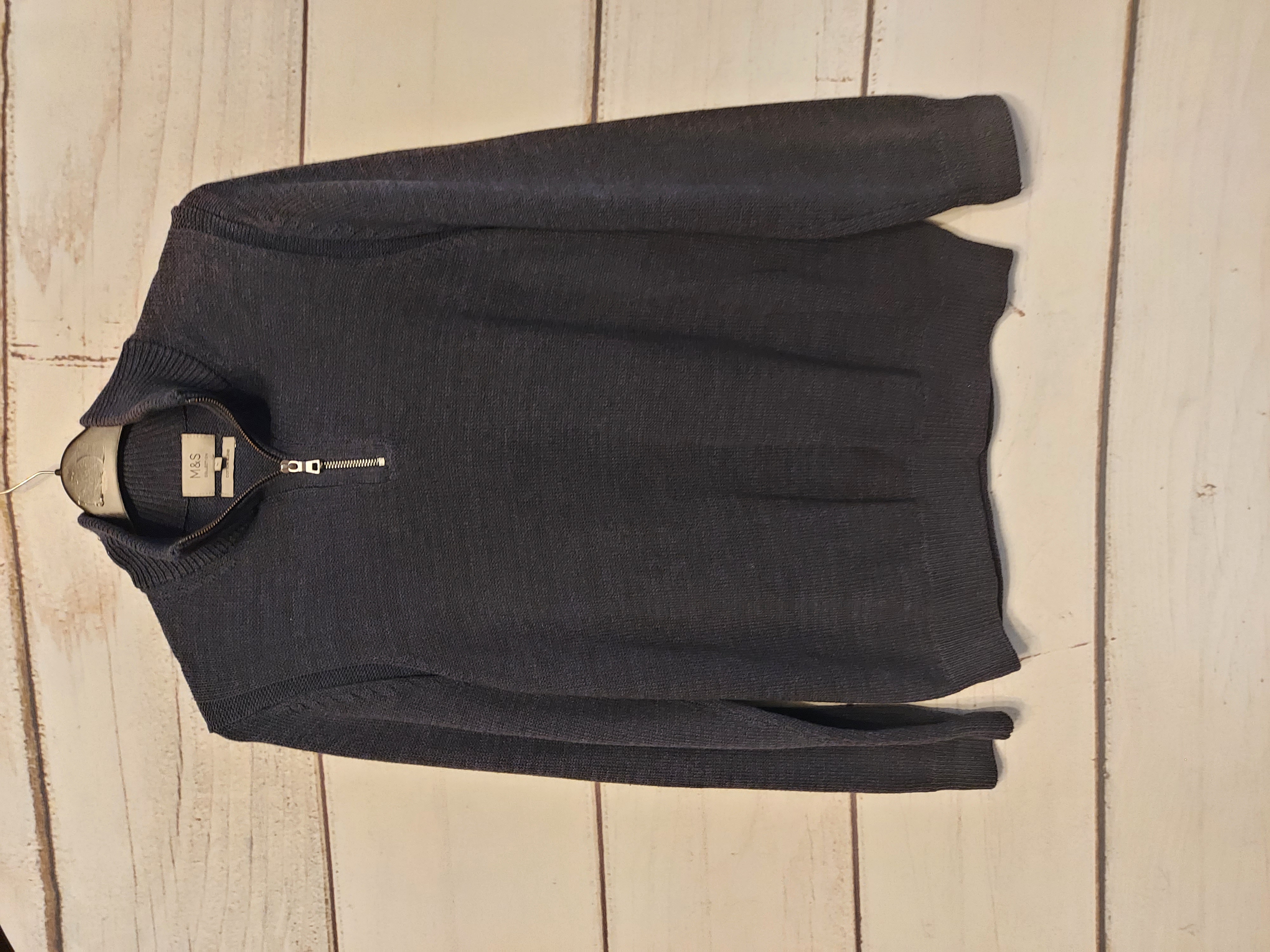 M&S dark blue sweater size L